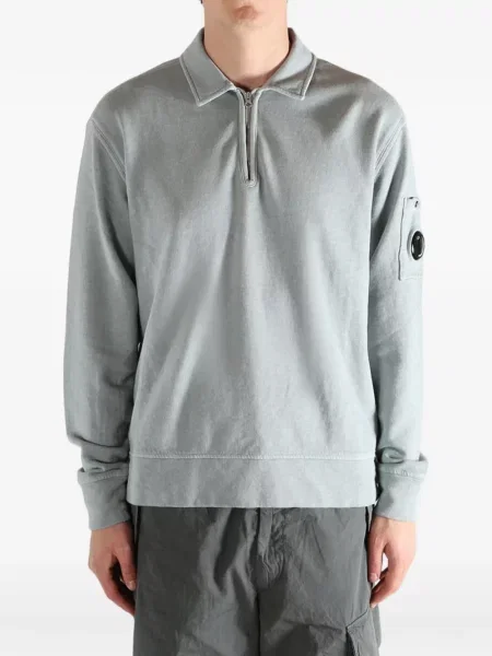 Fleecový svetr C.p. Company šedý