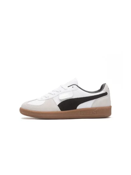 Sneakersy unisex Palermo ze skóry białe