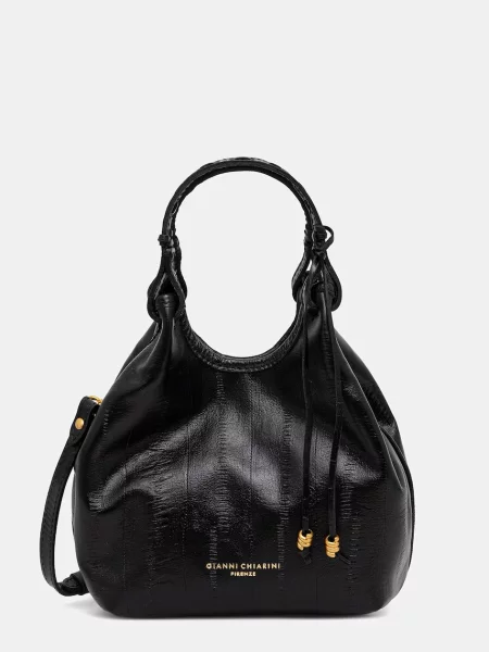 Gianni Chiarini geantă crossbody pentru femei din piele DUA negru