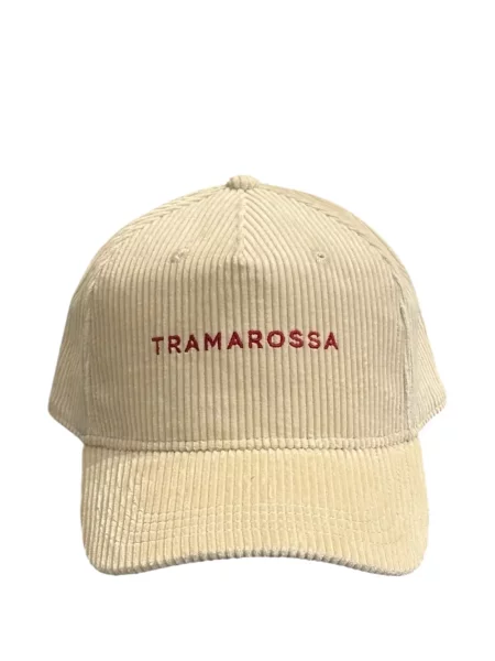 Manšestrová kšiltovka Sartoria Tramarossa s výšivkou bílá