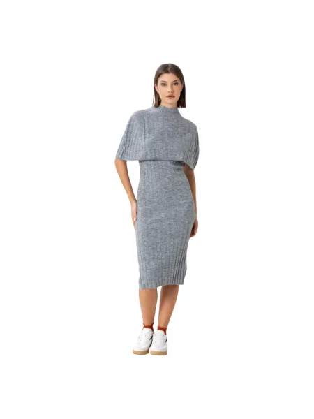 Sukienka Kocca wełniana szara