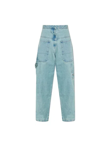 Szerokie jeansy Vetements niebieskie