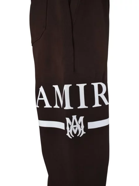 Pantaloni de jogging Amiri cu imagine alergare maro