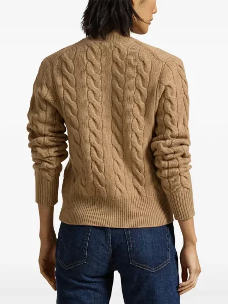 Fleecové polotričko Polo Ralph Lauren s potiskem modré