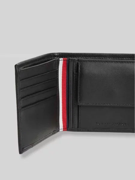 Tommy Hilfiger portfel skórzany czarny