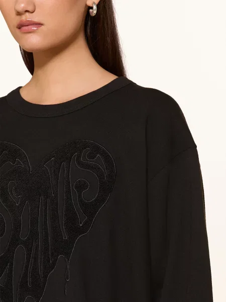 Mikina AllSaints Trip Piper Sweat Black L černá