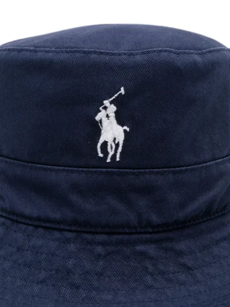 Siuvinėtas iš natūralios odos marškinėliai Polo Ralph Lauren apkarpytas žalia