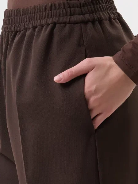 Брюки Weekend Max Mara коричневые