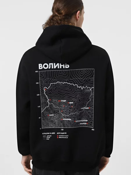 Худи Bezlad черное