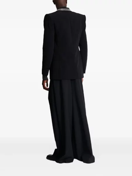 Geacă Balmain de cristal negru