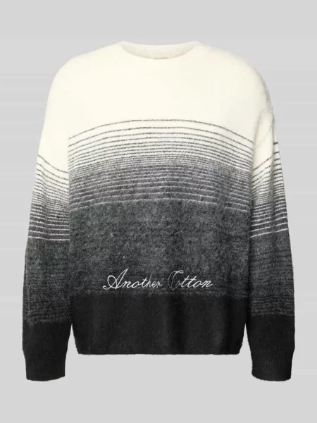 Sweter z dzianiny o kroju oversized z prążkowanymi wykończeniami Another Cotton Lab