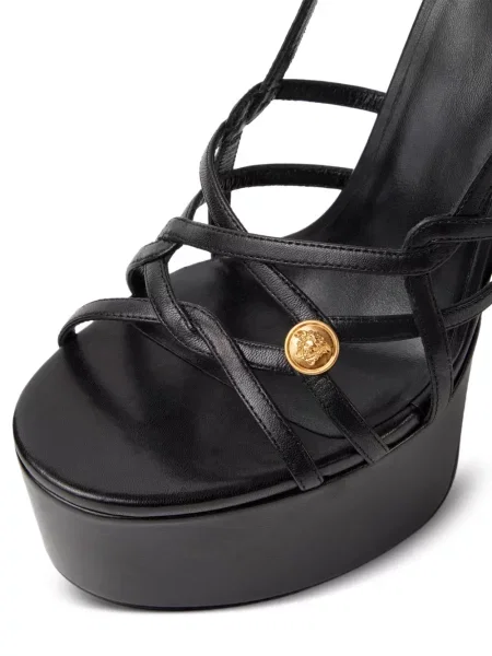 Sandale Versace cu platformă negru