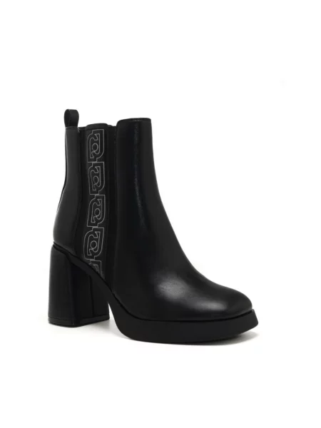 Buty do kostki Liu Jo skórzane czarne