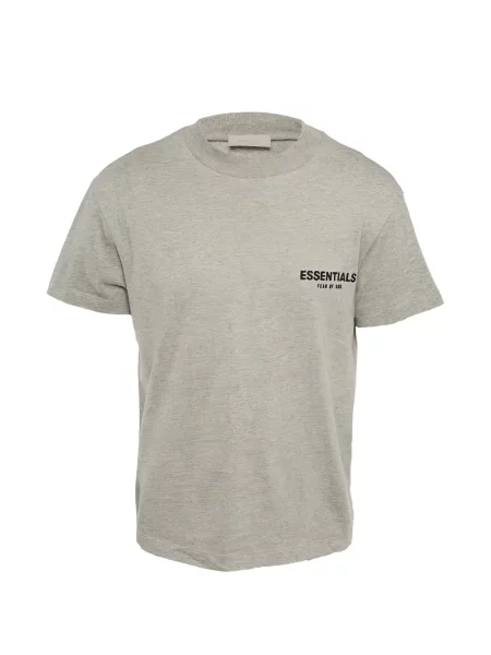 Tricou Fear Of God cu decolteu rotund gri