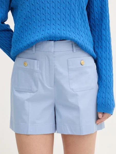 Tommy Hilfiger pantaloni scurți eleganți pentru femei albastru