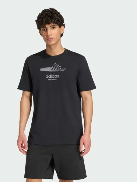 Футболка adidas комбінований верх чорний