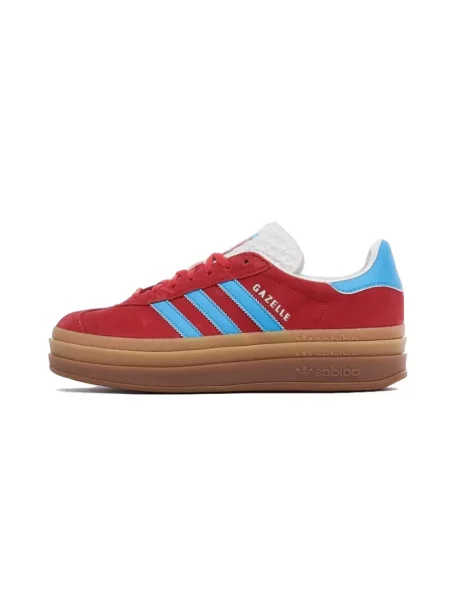 Sneakersy Adidas Gazelle zamszowe czerwone