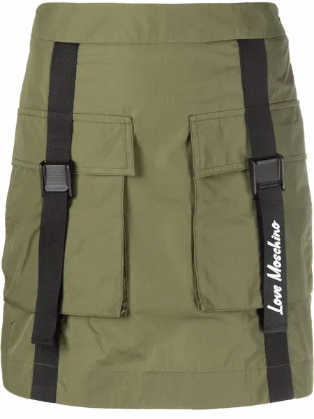 Mała mały spódnica mini Love Moschino zielona