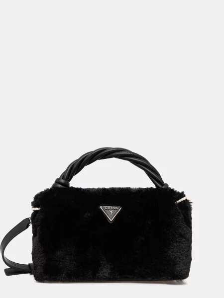 Чанта за през рамо Guess черно