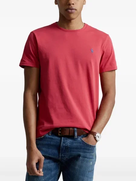 Fleecové polotričko Polo Ralph Lauren s potiskem modré