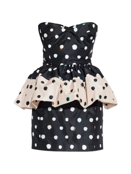 Rochie mini Fendi cu buline negru