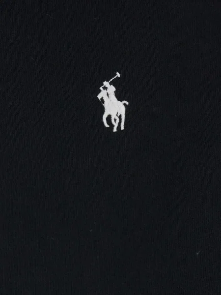 Bluza z kapturem Polo Ralph Lauren skórzana na sprzączkę biała