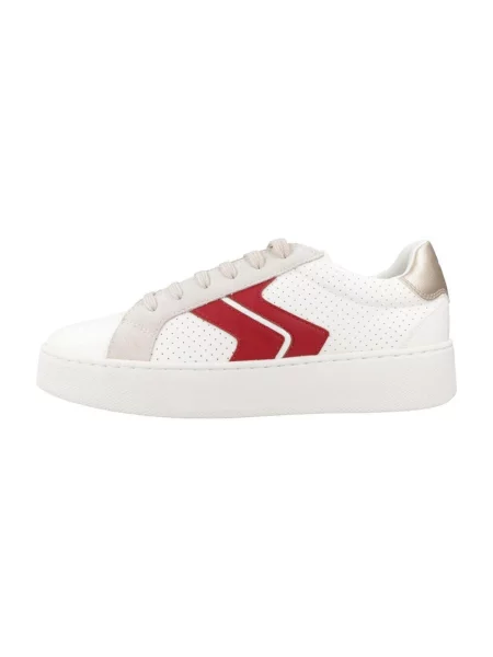 Sneakerși Geox alb