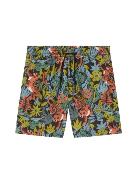 A.P.C. szorty kąpielowe Short Bobby multicolor zielone