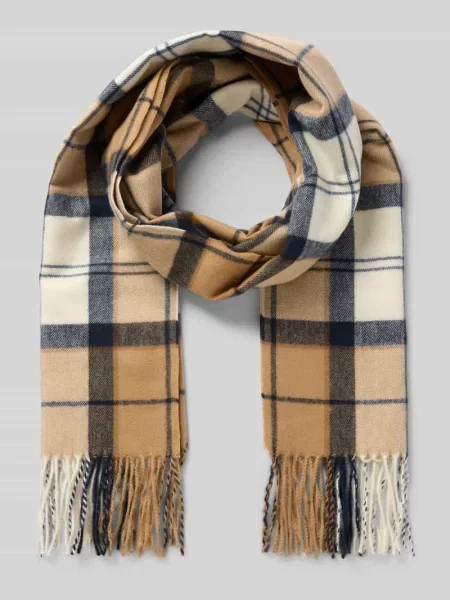 Barbour Szal Hailes beige brązowa