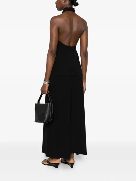 Top Toteme cu gât halter negru