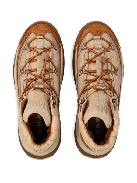 Sneakerși Moon Boot cu șireturi din dantelă
