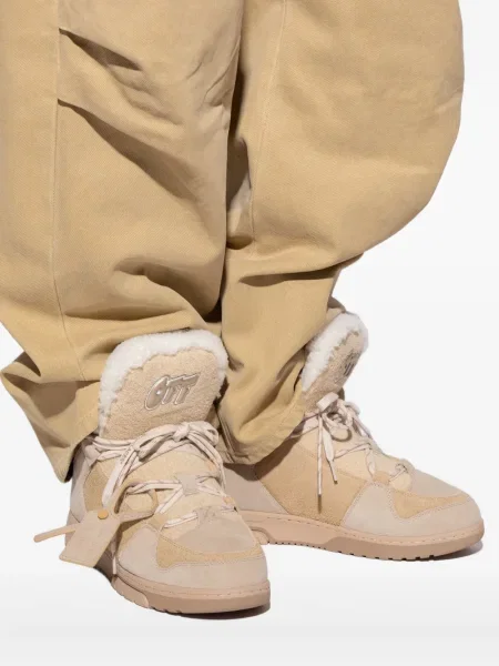 Fűzős csipkés sneaker Off-white fehér