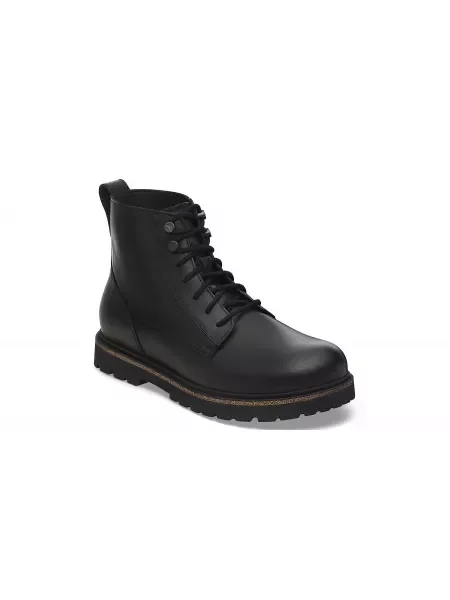Botki Birkenstock skórzane czarne