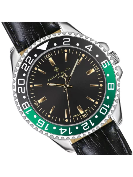 Ceas Philipp Blanc negru
