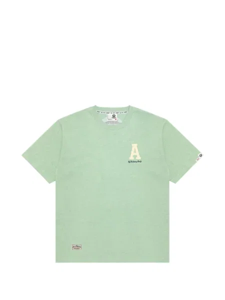 Tricou Aape By A Bathing Ape cu broderie verde