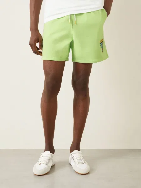 Casablanca Šortky Innocence Triangle světle zelená modrá