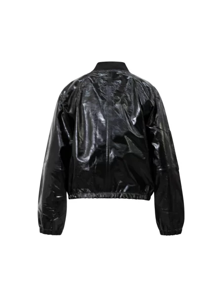Coster Copenhagen Přechodná bunda Leather tmavě hnědá
