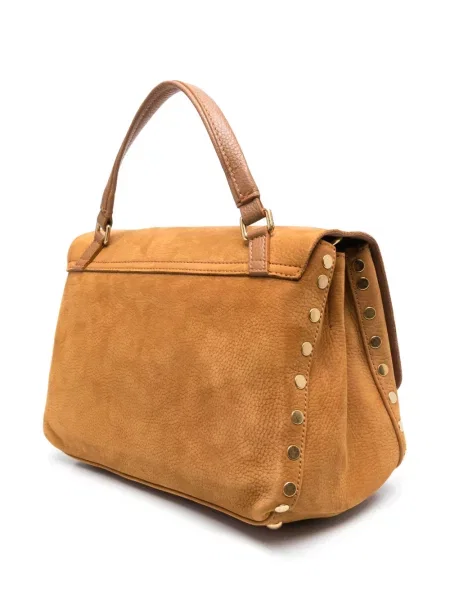 Τσάντα shopper Zanellato σουέτ καφέ