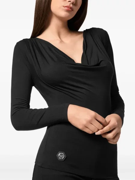 Top Philipp Plein lung negru