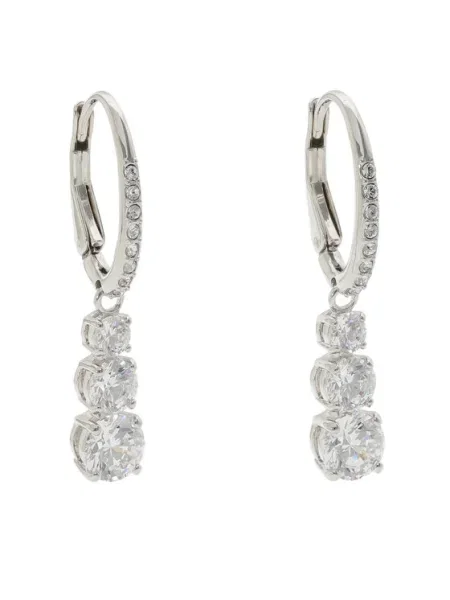 Swarovski Cercei Attract Trilogy' argintiu