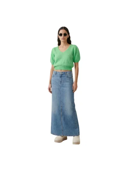 Sweter American Dreams wełniany zielony