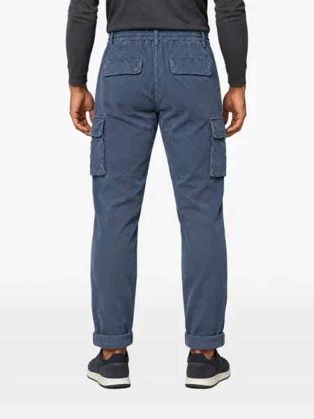 Pantaloni cargo Mason's cu cordon albastru