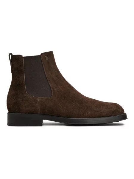Botki Tod's zamszowe brązowe