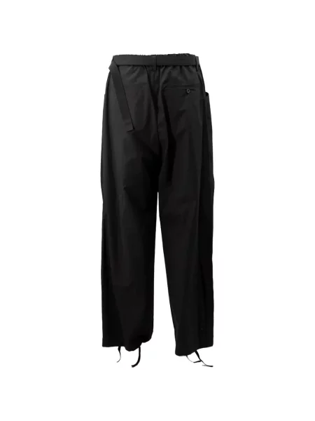 Cu centură pantaloni Sacai cu cordon negru