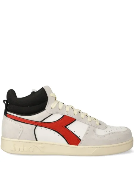 Sneakerși Diadora din piele alb