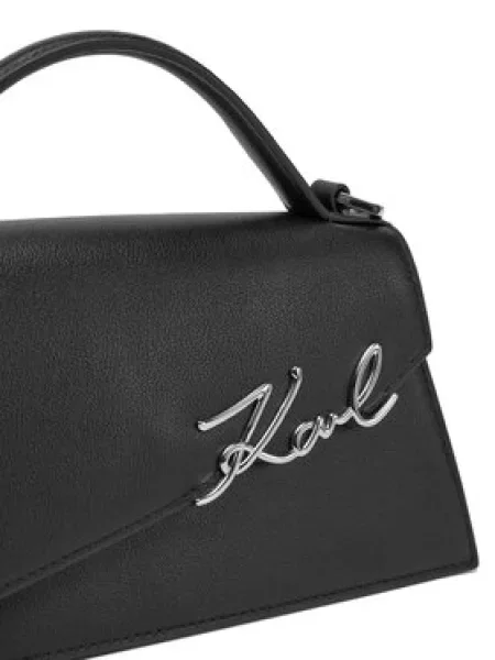 Karl Lagerfeld Kabelka / stříbrná černá