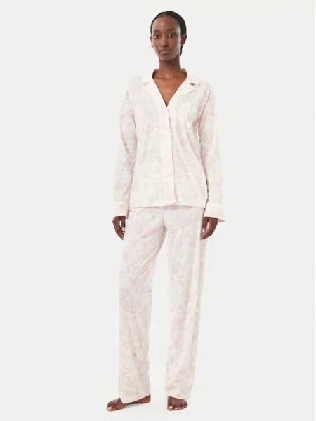 LAUREN RALPH LAUREN Pijama deschis roz