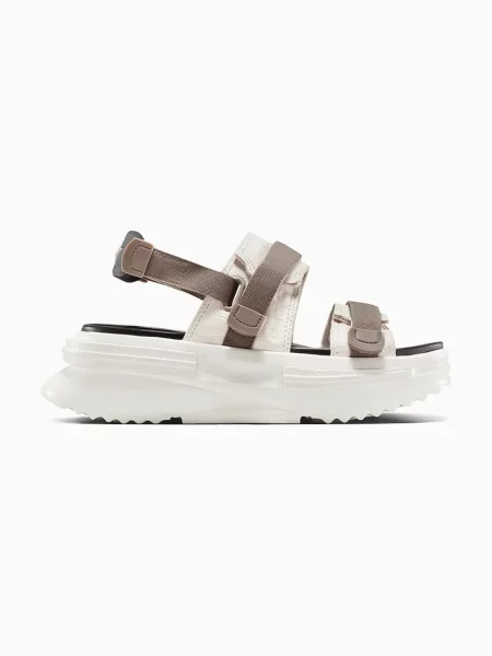 Бягане маратонки Converse на платформе бежово