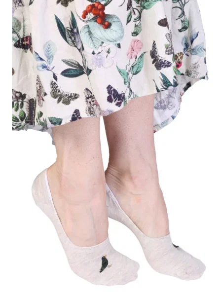 Sokisahtel Șosete STARLING footies for women deschis bej