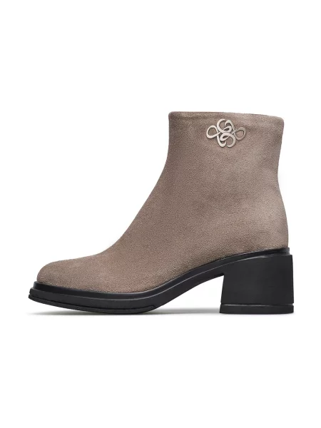 Buty do kostki Loriblu zamszowe szare